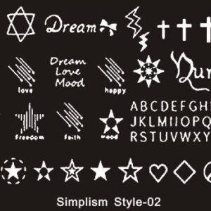 stempelplaat stamping plate nailart ambynailsshop